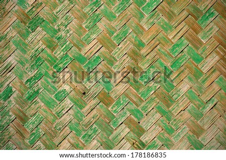 old bamboo craft texture