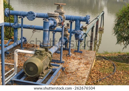 water pumping station