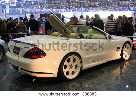 stock photo Mercedes SL Fab Design at Geneve Auto Salon 2004