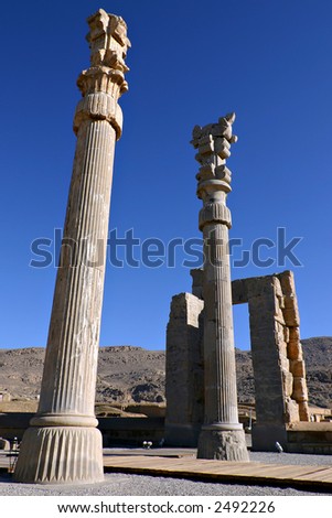 Xerxes Gate (of all nations) in Persepolis, Iran