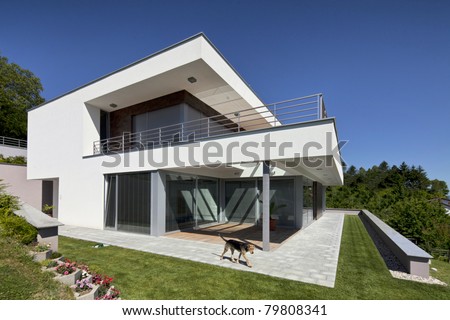 beautiful modern house