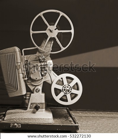 vintage 8mm film projector