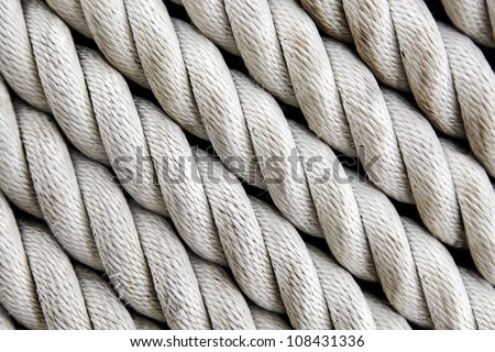A background of twisted nautical rope.