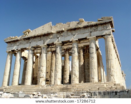 of the Parthenon Temple,