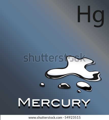 Mercury Element Pictures. An illustration of mercury