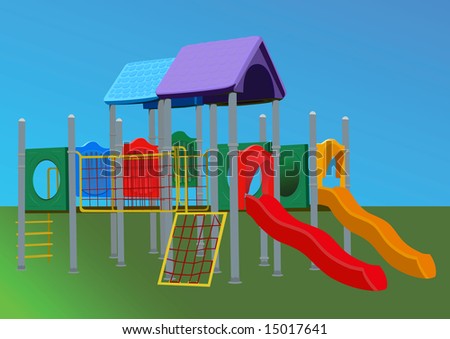 playgrounds for preschoolers. Children Playground.