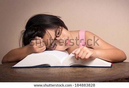 Sleeping with big book