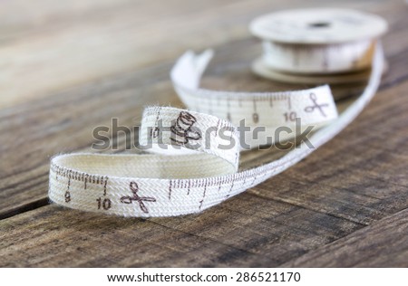 White measurement tape