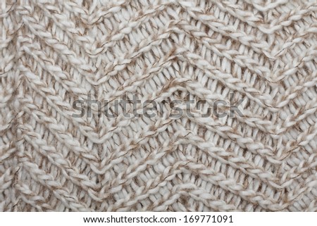 Knitted pattern. Background. Photo.