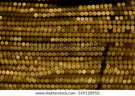 abstract golden circles lights