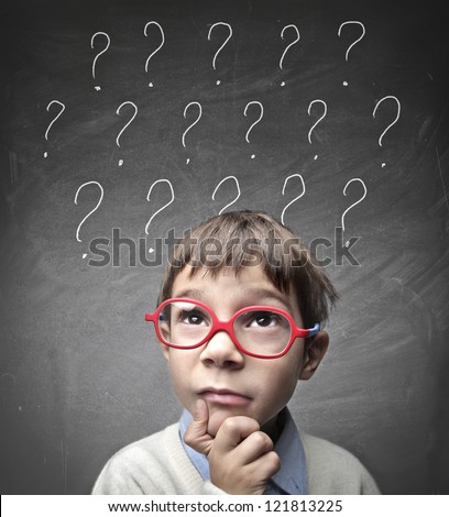 Child With Many Question Marks