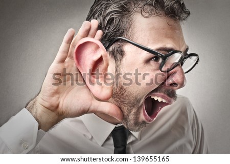 Young Businessman Tries To Listen