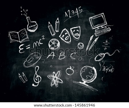 drawings on the blackboard drawings on the blackboard