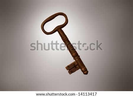 a antique key