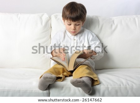 children reading books clip art. stock photo : a child reading