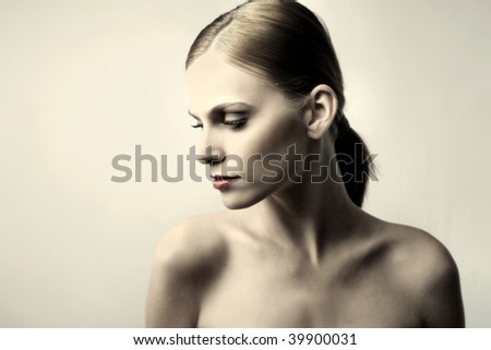 fashion portrait of a woman fashion portrait of a woman