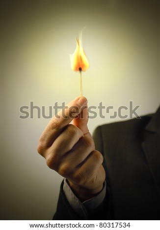 Holding A Match