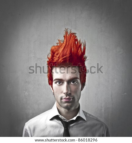 flaming hair