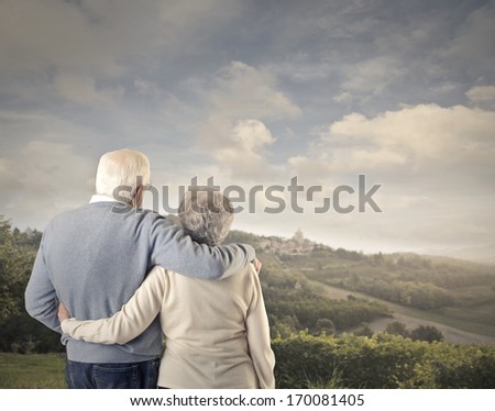 Romantic Old Couple Romantic Old Couple
