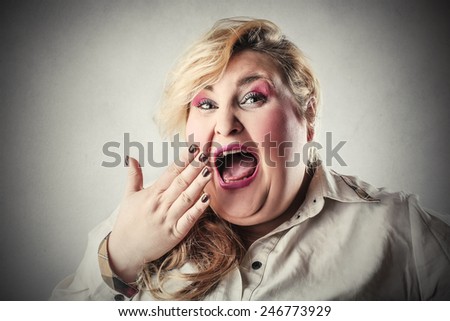 Shocked woman