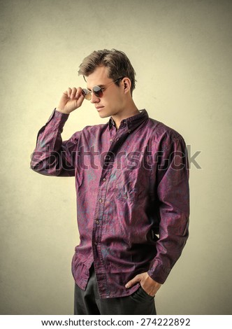 Violet shirt