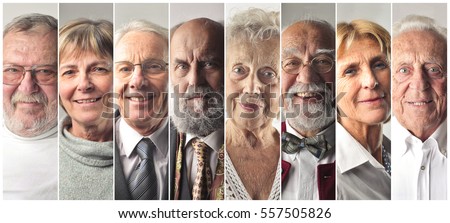 Old people\'s montage