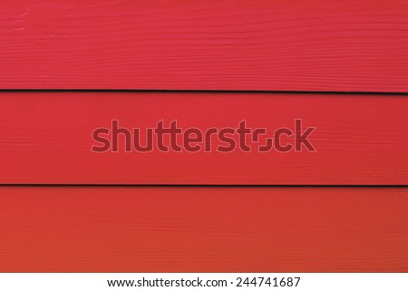 Dark Candy Apple Red Color Painted on Wooden Wall. (Shade of Red Series)