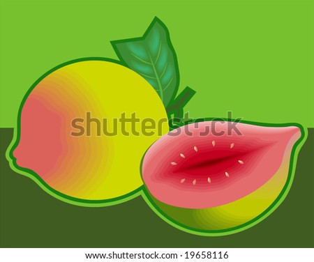 red malaysian guava