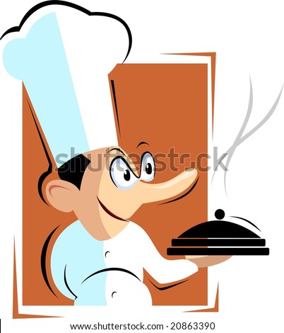 Illustration Of Cartoon Baking Cake - 20863390 : Shutterstock