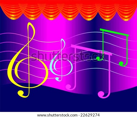 music symbols background. stock vector : music symbols