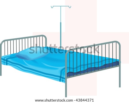 Illustration of bed and trip stand	Health, Health