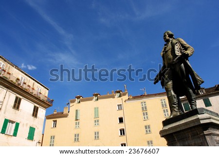 stock photo : paoli place in corte