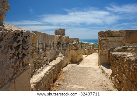 kourion ancient city in cyprus island