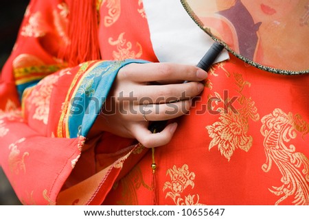 girl in chinese   Traditional Clothes