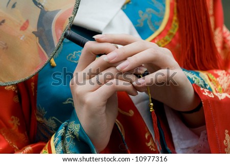 girl in chinese Traditional Clothes