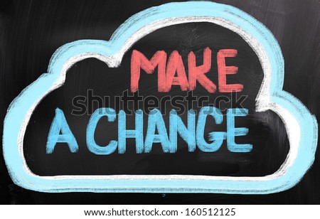 Make A Change Concept