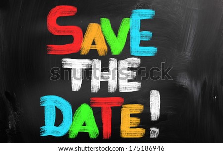 Save The Date Concept