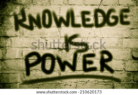 Knowledge Is Power Concept