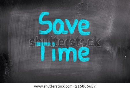 Save Time Concept