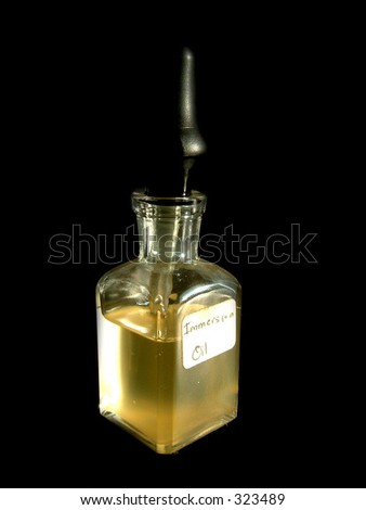 stock photo : immersion oil