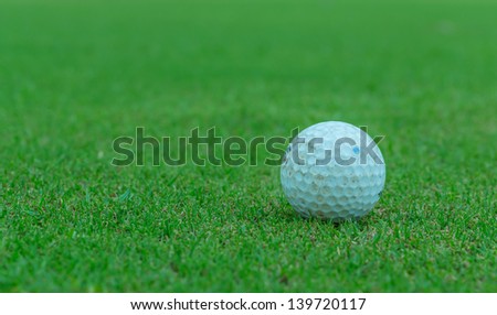 Old golf on Green
