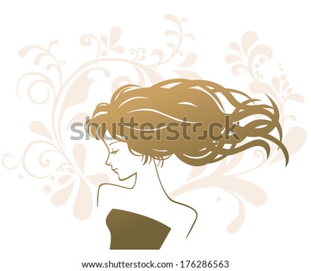 beauty treatment salon silhouette woman