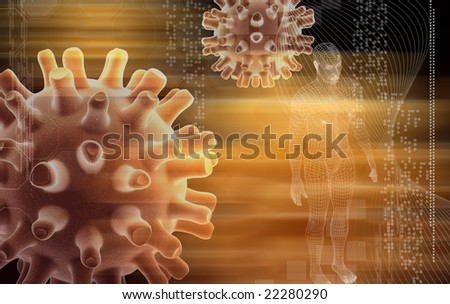 herpes simplex virus. of Herpes Simplex Virus 3D