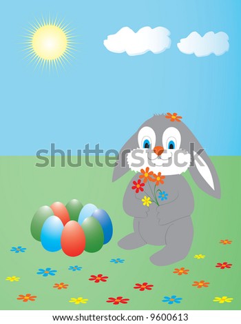easter bunny clipart picture. cute easter bunny clipart.