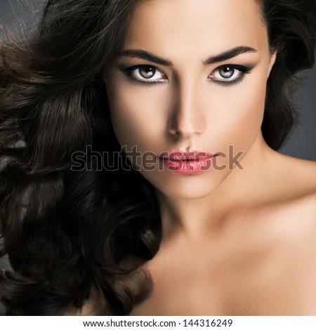 Beauty portrait of a sensual Caucasian woman Beauty portrait of a sensual Caucasian woman