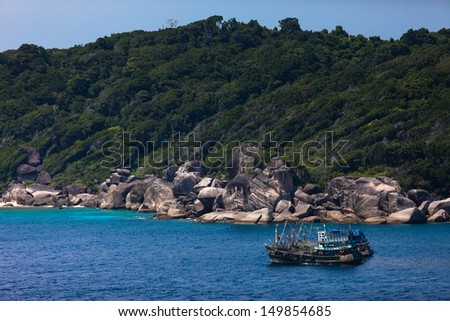 similan island thailand sea Similan Islands Sea\'s most beautiful white sand beaches for relaxing summer and diving underwater beautiful as anywhere in the world.