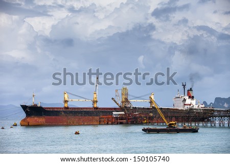 General cargo ship  ship being built or repaired at the shipyard