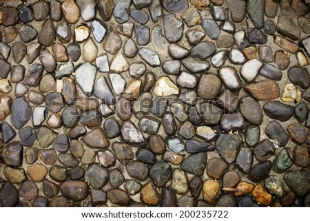 River rocks With Garden Decor