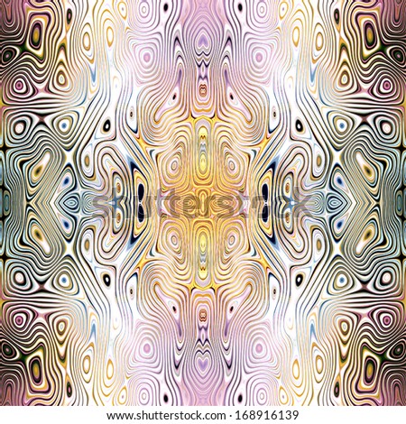Symmetric pattern. Can be used in textiles, for a stained-glass window, for book design, website background, and also for the design of the objects of interior and exterior. Module