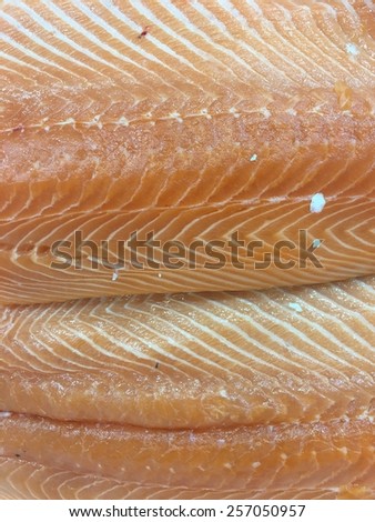 Fresh red salmon background texture